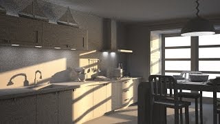 Maxwell Render Kitchen Lightining Tutorial 3ds max part 1 [upl. by Davon56]