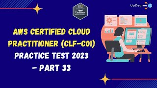 AWS Certified Cloud Practitioner CLFC01  Practice Test July 2023  Part 33 [upl. by Ddarb820]