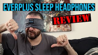 EverPlus Sleep Headphones Review  25 on Amazon [upl. by Aynahs]