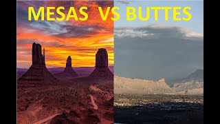 Mesas vs Buttes [upl. by Assilanna]