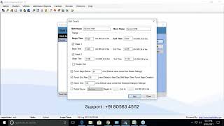 eTime TrackLite Desktop Software  How to Create Shifts  Tamil Language [upl. by Imaon]