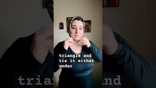 mini tutorial on veiling🧕💕 veiling orthodoxmom orthodoxchristian christianmom [upl. by Eetak]