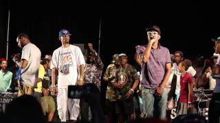 Starang Wondah and Top Dog of OGC performing No Fear at Duck Down BBQ 2016 [upl. by Yelroc724]