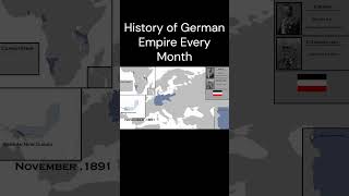 History of German Empire Every Month  history germany maps kaiserreich empire [upl. by Halika203]