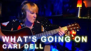 Whats Going On Marvin Gaye female guitar cover by Cari Dell female version [upl. by Aihsiek]