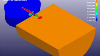 Title Explosive simulation with hydrocodes Warhead Shaped Charge Linear Shaped Charge [upl. by Nitsyrc]