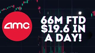 AMC STOCK UPDATE AMC 66 MILLION FTDs IN ONE DAY ALL AT REAL PRICE [upl. by Glinys]