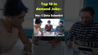 Top 10 In demand Jobs Part 01  datascientist top10 job shortsviral youtubeshorts [upl. by Alyss675]