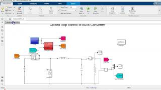 Closed loop control of Buck converterStep down DC  DC converter [upl. by Bogosian]