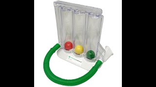 How to use Sahyog Wellness Respiratory Lung Exerciser Spirometer [upl. by Eerak954]