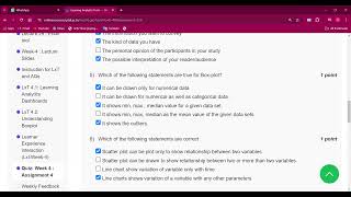 Learning Analytics Tools Week 4 answers [upl. by Notnilk464]