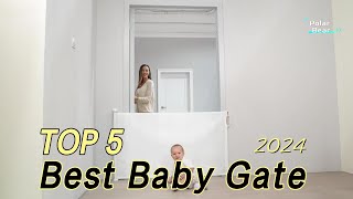 TOP 5 Best Baby Gate 2024 [upl. by Florentia]