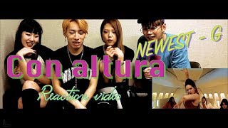 NEWESTG EP10  KOREAN DANCE TEAM REACTS TO quotCON ALTURAquot [upl. by Hake]