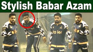 Babar Azam in New Kit  Peshawar Zalmi practice for PSL9 [upl. by Silra]