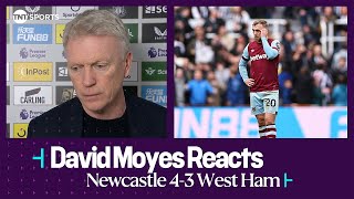 quotWE FELL APARTquot  David Moyes  Newcastle 43 West Ham  Premier League [upl. by Aeila]