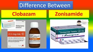 Distinction between Clobazam Onfi  and Zonisamide Zonegran [upl. by Dahsraf]