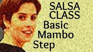 Salsa Basic Mambo Step from Salsa Class for Beginners 622 [upl. by Nohtahoj644]