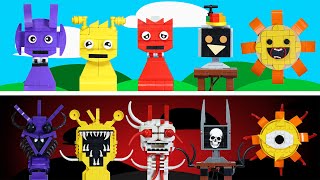 I Built All Phase Epic LEGO Incredibox Sprunki [upl. by Odille]