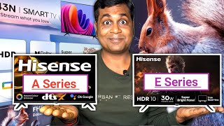 Hisense Smart led tv A Series vs E Series yfmsecurity [upl. by Beeck]