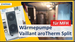 Wärmepumpe Vaillant aroTherm Split für ein Mehrfamilienhaus 260 m² in Wutöschingen [upl. by Daniella859]