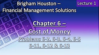 Chapter 6  Cost of Money  Fundamentals of Financial Management  Brigham Houston [upl. by Sharity]