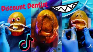 Discount Dentist 🦷  Fruit amp Vegetable Surgeries  TikTok Compilation [upl. by Atirehc533]