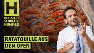 Schnelles Ratatouille aus dem Ofen Rezept von Steffen Henssler  Günstige Rezepte [upl. by Mccall71]