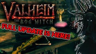 Valheim The Bog Witch update Feasts potions new skills find the Bog Witch hut and more [upl. by Marjy]