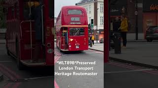 WLT898Preserved London Transport Heritage Routemaster [upl. by Elianore988]