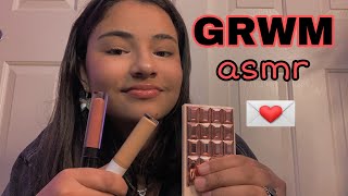 grwm ASMR  whisper ramble random triggers [upl. by Aicnelav885]