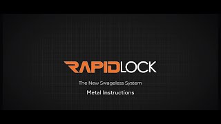 RapidLock  Metal Instructions [upl. by Cleodel246]