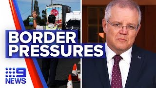 Coronavirus Growing pressures for border reopenings  Nine News Australia [upl. by Cresa58]