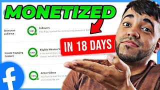 I monetized a Facebook page in 18 days to prove its not luck [upl. by Naldo]