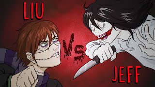 JEFF THE KILLER VS HOMICIDAL LIU  Draw My Life [upl. by Regnig]