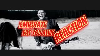 Emigrate  Eat You Alive feat Frank Dellé Seeed Official Video REACTION emigrate guitar [upl. by Neri564]