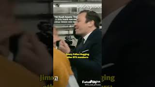 A throwback to Jimmy Fallon Hugging BTS members😍 viral ytshorts trending shorts [upl. by Aelyk]