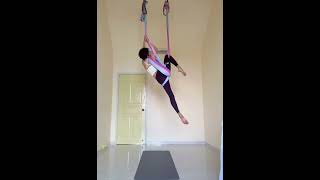 Aerial Hammock Stepladder Yoga Flow [upl. by Mamoun]