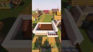 Easy Bulgarian house shorts minecraftguide [upl. by Nnaassilem]