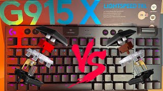 Logitech G915 x RED or BROWN switches [upl. by Lednek]