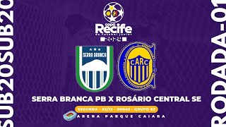 Instantes finais COPA RECIFE 2024  SUB 20  SERRA BRANCAPB X ROSÁRIO CENTRALSE [upl. by Gnanmos622]