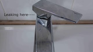 How to fix mixer taps leaking from the handle [upl. by Ailahs]