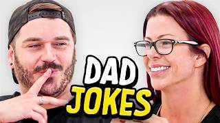 Dad Jokes  Dont laugh Challenge  Matt vs Alexis  Raise Your Spirits [upl. by Streeto]