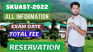 SKUAST 2022 ALL INFORMATION FEE  RESERVATION TOTAL SEATS ELIGIBILITY skuast2022 [upl. by Allesig]