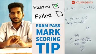 Pass Mark Scoring Tip in KTU Engineering Examination  Explained by a KTU Student from MEA [upl. by Heidy45]