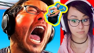 MARKIPLIER Getting Over it RAGE Compilation YLYL Challenge [upl. by Varini]