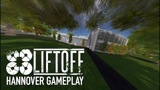 Liftoff FPV drone simulator  Hannover freestyle FPV gameplay [upl. by Bonne571]