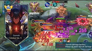 DYRROTH NEW ONESHOT BUILD IS FINALLY HERE BEST 1 HIT BUILD DYRROTH 2024 [upl. by Yrocej]