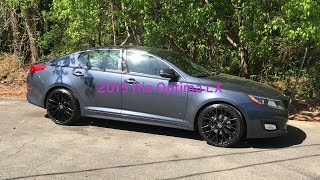 Kia Optima LX sitting on 20” Versante240 matte black wheels wrapped with 2253520 Lexani tires [upl. by Sumahs]