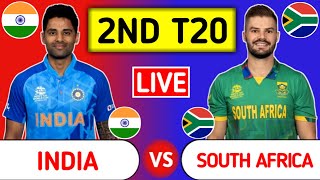 India Vs South Africa 2nd T20 Live Score [upl. by Pardner]