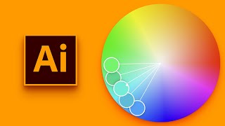 Color Wheel in Illustrator  اردو  हिंदी Eng Sub [upl. by Noivad]